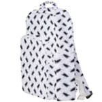 Fly Phot Motif Seamless Black And White Pattern Double Compartment Backpack