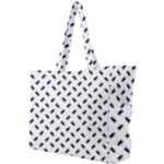 Fly Phot Motif Seamless Black And White Pattern Simple Shoulder Bag