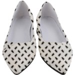 Fly Phot Motif Seamless Black And White Pattern Women s Block Heels 