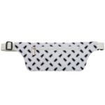 Fly Phot Motif Seamless Black And White Pattern Active Waist Bag