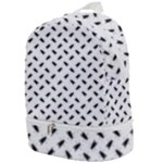 Fly Phot Motif Seamless Black And White Pattern Zip Bottom Backpack