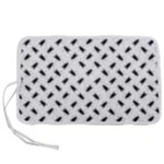 Fly Phot Motif Seamless Black And White Pattern Pen Storage Case (S)