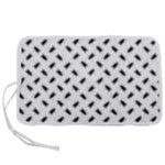 Fly Phot Motif Seamless Black And White Pattern Pen Storage Case (L)