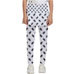 Fly Phot Motif Seamless Black And White Pattern Kids  Skirted Pants