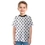 Fly Away in Black & White  Kids  Sport Mesh T-Shirt