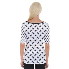 Wide Neckline T-Shirt 