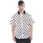 Fly Away in Black & White  Men s Short Sleeve Shirt