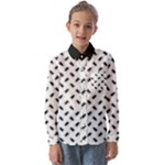 Fly Away in Black & White  Kids  Long Sleeve Shirt