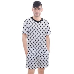 Men s Mesh T-Shirt and Shorts Set 