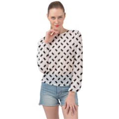 Banded Bottom Chiffon Top 