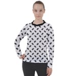 Fly Away in Black & White  Women s Pique Long Sleeve T-Shirt