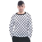 Fly Away in Black & White  Men s Long Sleeve Raglan T-Shirt