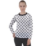 Fly Away in Black & White  Women s Long Sleeve Raglan T-Shirt