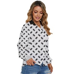 Women s Long Sleeve Button Up Shirt 