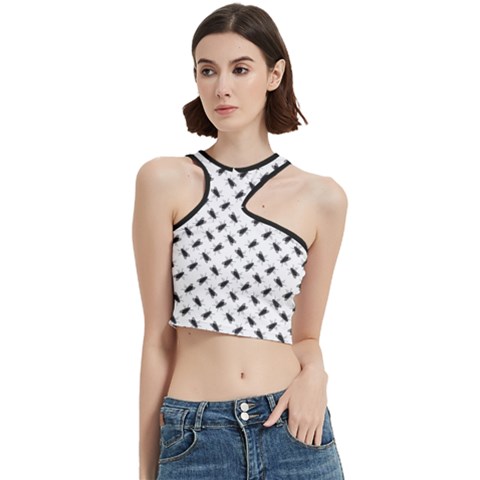 Fly Away in Black & White  Cut Out Top from ArtsNow.com