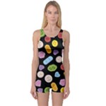 Ecstasy pills pattern One Piece Boyleg Swimsuit