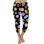 Ecstasy pills pattern Capri Winter Leggings 