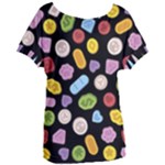 Ecstasy pills pattern Women s Oversized T-Shirt