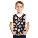 Ecstasy pills pattern Kids  Basketball Tank Top