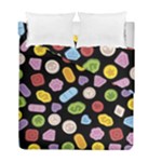 Ecstasy pills pattern Duvet Cover Double Side (Full/ Double Size)