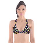 Ecstasy pills pattern Plunge Bikini Top