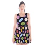 Ecstasy pills pattern Scoop Neck Skater Dress