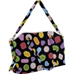 Ecstasy pills pattern Canvas Crossbody Bag