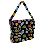 Ecstasy pills pattern Buckle Messenger Bag