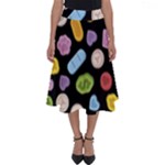 Ecstasy pills pattern Perfect Length Midi Skirt