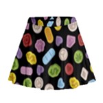 Ecstasy pills pattern Mini Flare Skirt