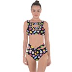 Ecstasy pills pattern Bandaged Up Bikini Set 