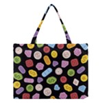 Ecstasy pills pattern Medium Tote Bag