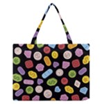 Ecstasy pills pattern Zipper Medium Tote Bag