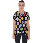 Ecstasy pills pattern Cut Out Side Drop T-Shirt