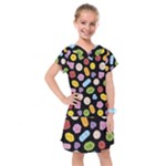 Ecstasy pills pattern Kids  Drop Waist Dress