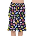 Ecstasy pills pattern Short Mermaid Skirt