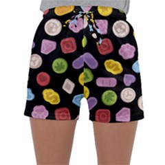 Women s Satin Sleepwear Shorts 