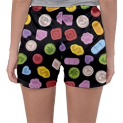 Women s Satin Sleepwear Shorts 