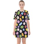 Ecstasy pills pattern Sixties Short Sleeve Mini Dress