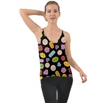 Ecstasy pills pattern Chiffon Cami