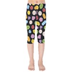 Ecstasy pills pattern Kids  Capri Leggings 