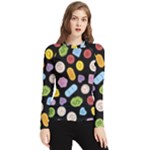 Ecstasy pills pattern Women s Long Sleeve Rash Guard