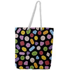 Full Print Rope Handle Tote (Large) 