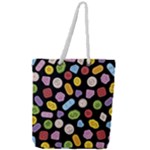 Ecstasy pills pattern Full Print Rope Handle Tote (Large)