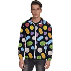 Men s High Neck Windbreaker 