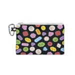 Ecstasy pills pattern Canvas Cosmetic Bag (Small)