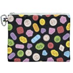 Ecstasy pills pattern Canvas Cosmetic Bag (XXL)