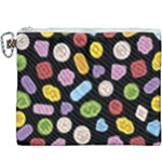 Ecstasy pills pattern Canvas Cosmetic Bag (XXXL)