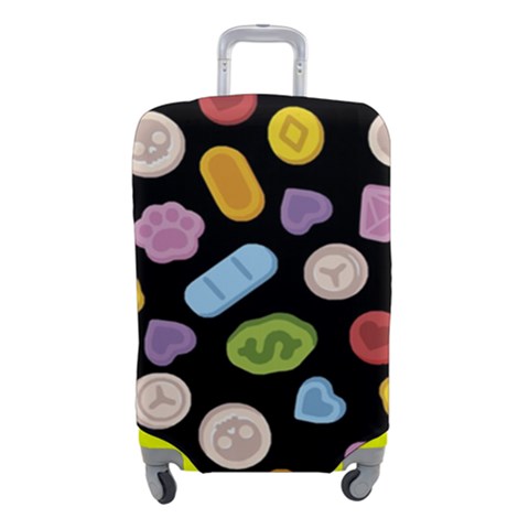 Ecstasy pills pattern Luggage Cover (Small) from ArtsNow.com