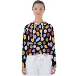 Ecstasy pills pattern Women s Slouchy Sweat